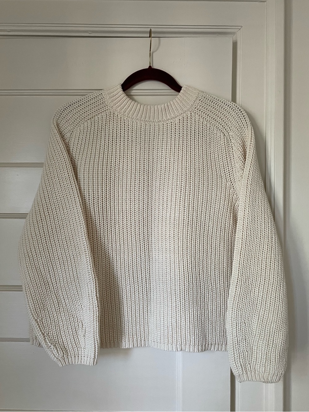 LN Ozma Elia Crewneck Sweater, XS/S, Ecru